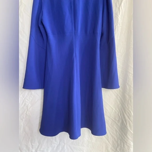 Diane von Furstenberg Tie Front Mini Crepe Dress Size 10 NEW - Picture 15 of 16